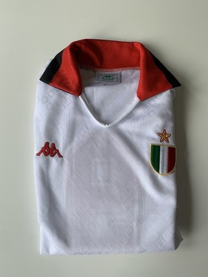 Ac Milan Football Shirt #9 Van Basten 1988/89 Mens European Cup