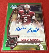 2024 Bowman University Chrome - Chrome Prospect Autographs Raheim Sanders...