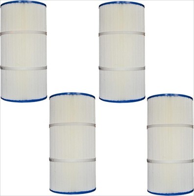 4 x 60 Sq.Ft Pleatco PCC60 Pool Filter for C-7469 FC-6460, 14.1''x7'', 4 Pack
