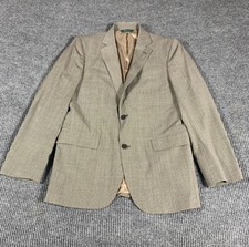 Brooks Brothers Blazer Mens 40 Gray Sports Coat Single Breasted Formal Business