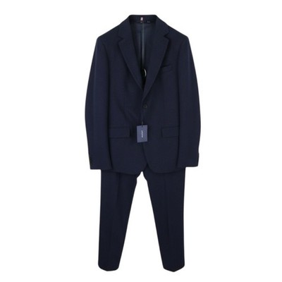 GANT Jersey Herren Anzug EU48 / EU50 Blau Slim 2in1*