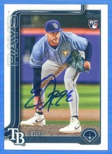 ERIC ORZE Signed/Autographed 2025 Topps Update RC Rookie Card US212 Rays w/COA c