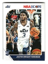 2019-20 Hoops #256 Justin Wright-Foreman