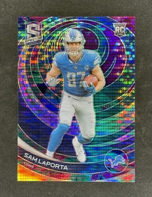 2023 Panini Spectra - Rookies Sam LaPorta #139 Celestial Prizm /99 (RC)