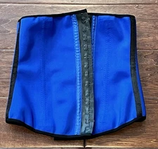 ANN CHERY Blue Black Women's 36 Large Adjustable Hook Loop Close Waist Trainer