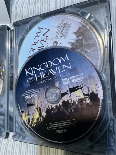Kingdom of Heaven Director's Cut (4K Ultra HD/Blu-ray) Steelbook Orlando Bloom - Picture 3 of 5