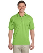 G880 Gildan Adult 50/50 Jersey Polo Lime 3XL