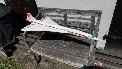 Coca Cola Concorde Flugzeug Model Reklame Werbung 80er Jahre Fanta Sprite Lift