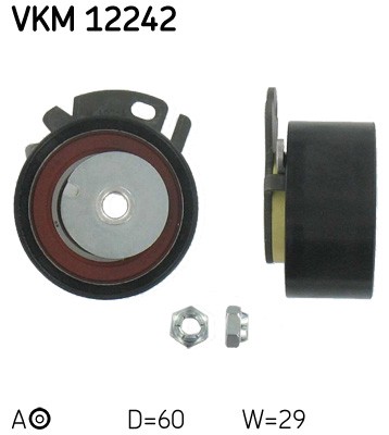Left SKF SWEDEN VKM 12242 Tensioner Pulley, timing belt for ,FIAT,LANCIA