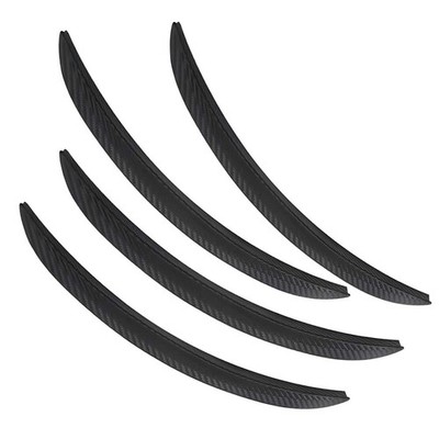 4pcs Universal Car Wheel Eyebrow Arch Lips Fender Flares Strips Trim