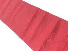 6618195: JAPANESE KIMONO / VINTAGE NAGOYA OBI / WOVEN ARABESQUE