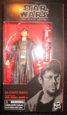 Star Wars BLACK SERIES DJ CANTO BIGHT FIGURE 57 THE LAST JEDI