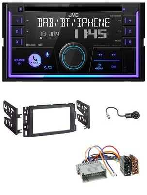 JVC MP3 USB 2DIN DAB Bluetooth CD Autoradio für Buick Enclave 2008-2012 Lucerne