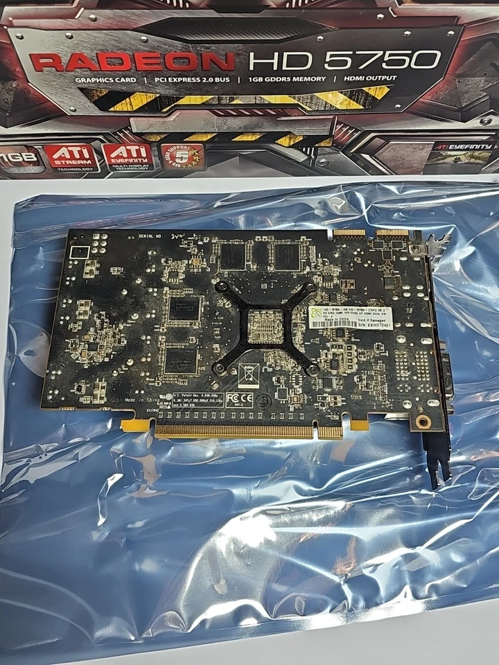 XFX ATI Radeon HD 5750 700M 1GB GDDR5 Video Card Used In Box HDMI (HD-575X-ZN) - Image 3 of 4