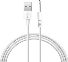 USB Cable, 32.7in to DC 16mm x 2.5mm Charging Cord for 1 Pcs White 