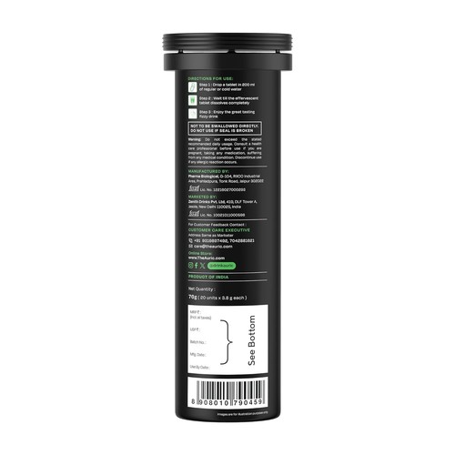 Auric Liver Detox Effervescent | 80 Tablets Fizzy Water with 10 Ayurvedic Herbs - Picture 4 of 8
