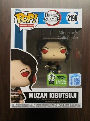 Demon Slayer Muzan Con Sticker Funko Pop 2196