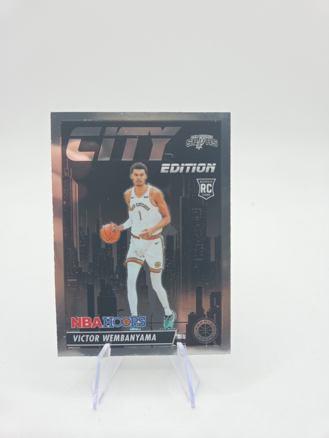 2023-24 Panini Nba Hoops Premium Stock - City Edition Victor Wembanyama #25 (RC)
