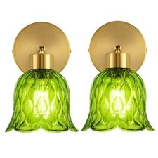 Wall Sconces Vintage Fixture Light, Vanity Lights for Bathroom, Modern Wall L...