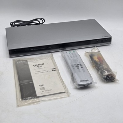 Sony DVP-NS57P CD DVD Player Progressive Scan w/ Remote AV Cables Manual Tested
