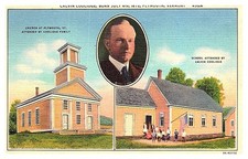 Vermont Plymouth, Calvin Coolidge, Born July 4th, 1872,