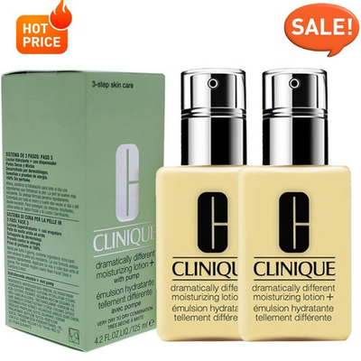 #ad 2 PACK Clinique Dramatically Different Moisturizing Lotion With Pump 4.2oz 125ml $22.80