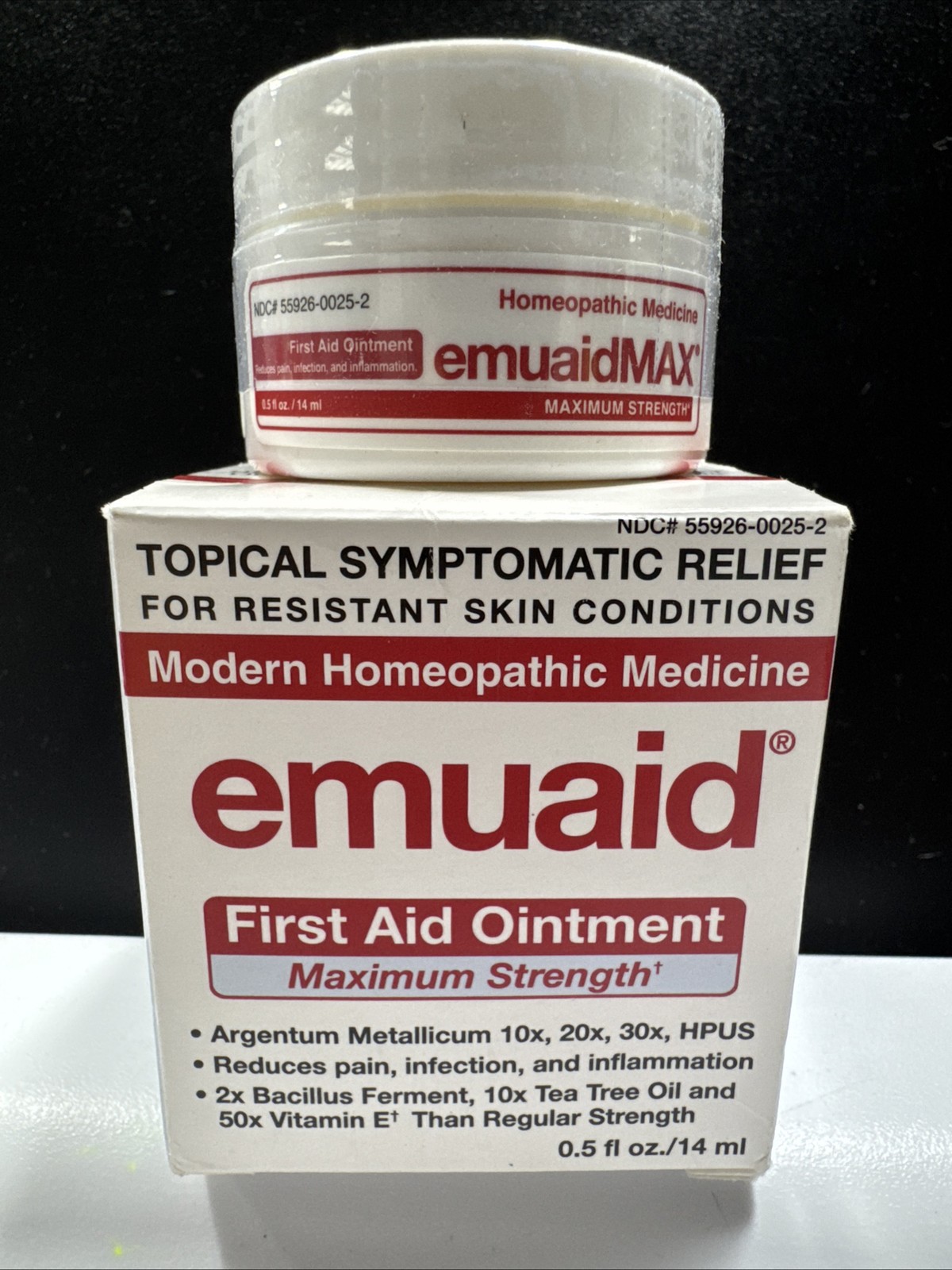 EMUAID Modern Homeopathic First Aid Ointment -💥0.5oz./14ml💥- Exp.07/2026.