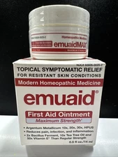 EMUAID Modern Homeopathic First Aid Ointment -💥0.5oz./14ml💥- Exp.07/2026.