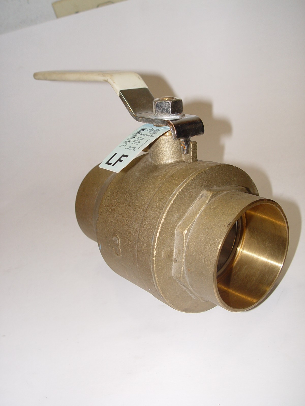 Apollo 3" Straight Ball Valve, Sweat x Sweat style, Brass 400 psi. max. pressure