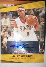 2005-06 Topps Total - Total Signatures Allen Iverson #TS-AI (AU)