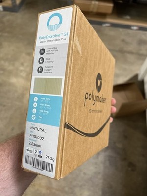 Polymaker PolyDissolve S1 3DFilament PVA Natural Color, 750g, 2.85mm