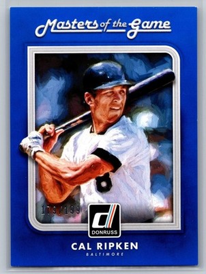 CAL RIPKEN JR 2016 Panini Donruss - Masters of the Game BLUE~ Orioles  /199