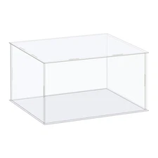 Display Case Box Acrylic Box Transparent Showcase 31x21x16cm for Collectibles