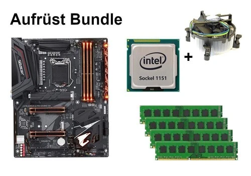 Bundle Gigabyte Z370 Aorus Ultra Gaming 2.0 + Intel Pentium + 8GB - 64GB RAM