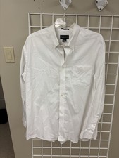 Eddie Bauer Classic white button down shirt size XXL. Cotton. Long sleeve. EUC