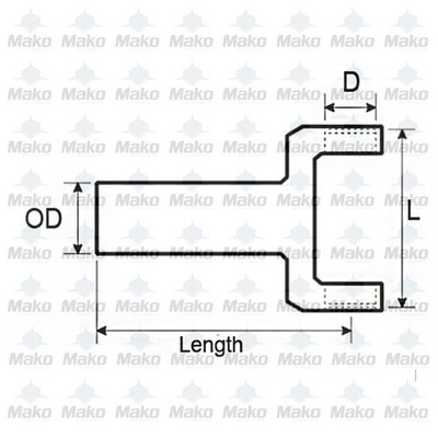 3-3-2431X GM Turbo TH400 Slip Yoke Muncie M21 T10 1350 31 / 32 Spl