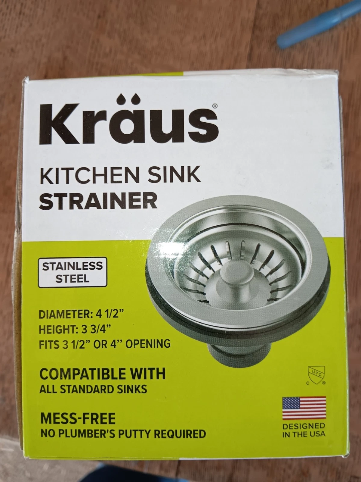 KRAUS Stainless Steel Strainer ST2HD