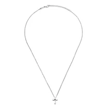 TJ3984 Men's Steel Cross Breil Diamond Necklace -15% Off