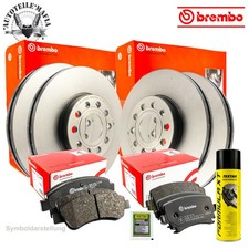BREMBO Bremsscheiben Bremsbelag Bremsensatz + Reiniger vorne hinten passend für