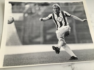 West Bromwich Albion WBA Press Photo Derek Statham c 1982
