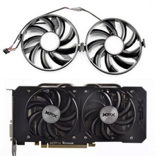 Pair Fans Cooling Fans For Radeon XFX R9 380X R7 350 360 370 FDC10H12S9-C