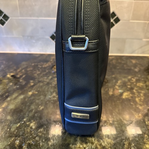 Tumi Slim Brief Nylon & Leather Bag Black 043110CP NWT - Picture 5 of 9