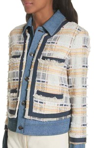 veronica beard denim blazer