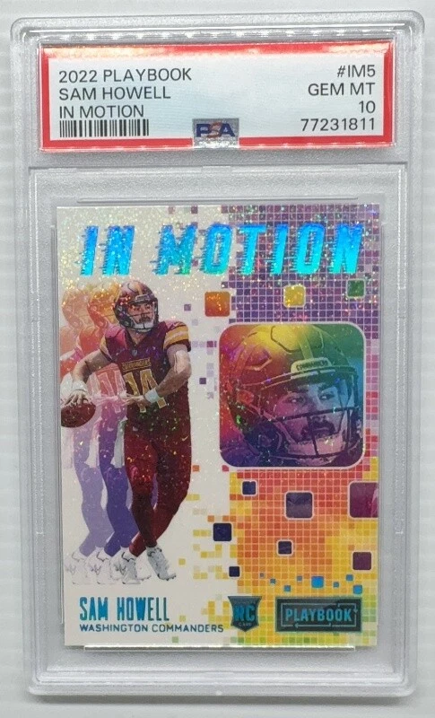 Sam Howell Panini Playbook in Motion #IM5 Base