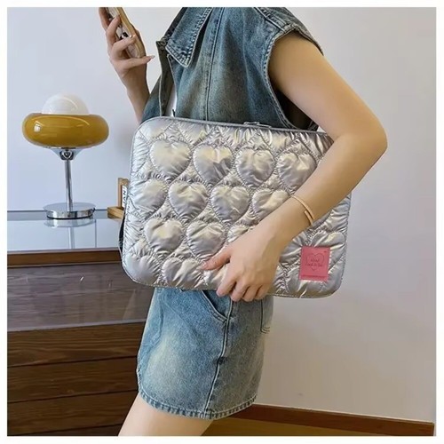 Embroidery Puffy Laptop Bag Computer Case for Ipad/Macbook Inner Bag - Afbeelding 22 van 22