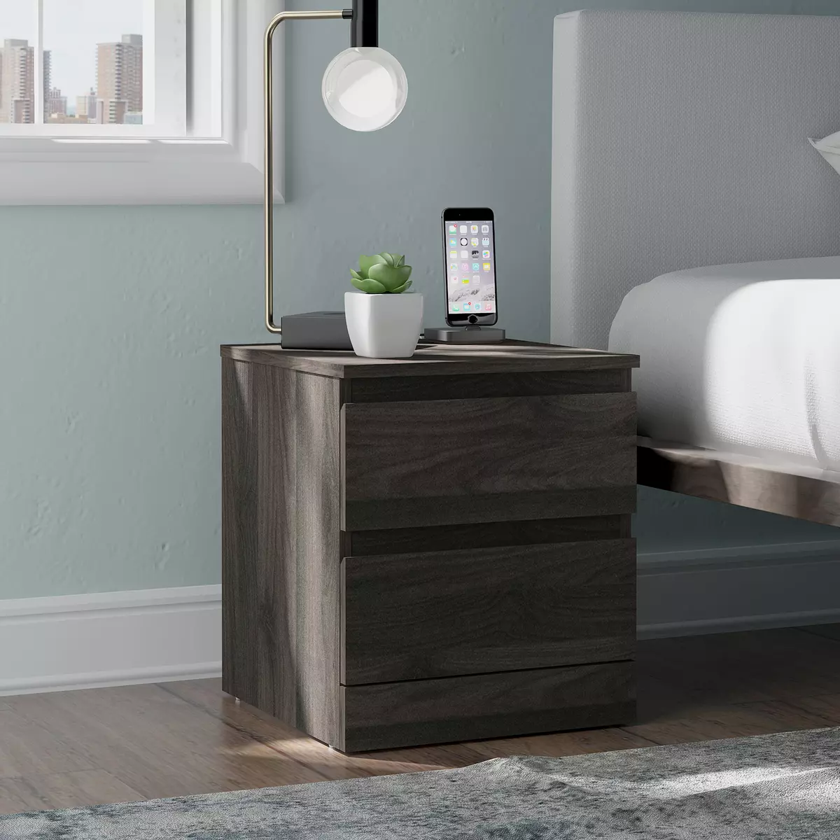 Low profile nightstand online