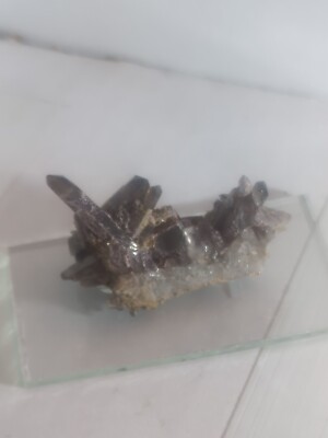 Rare Black Widow Quartz Point Hand Dug Colorado USA crystal Specimen Sugary Raw