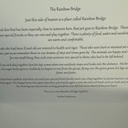 Card Death Of A Dog “ The Rainbow Bridge” — photo 6