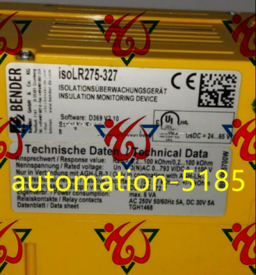 Bender isoLR275-327 brand new box free FedEx or DHL