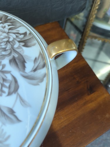 Vintag Morimura Noritake La Salle Bone China Japan Floral Covered Serving... - Picture 4 of 15